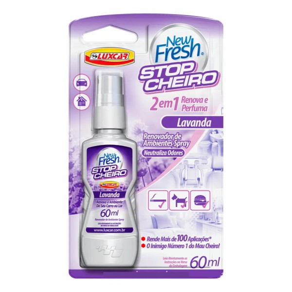 Odorizante Spray Automotivo Lavanda Luxcar 60 Ml Perfumador Veicular