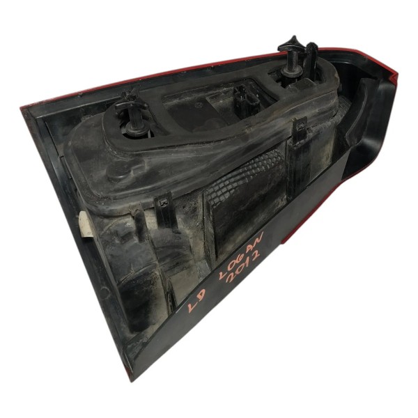 Lanterna Traseira Direita Renault Logan 2009 A 2012 Detalhe Direito/passageiro Vermelho