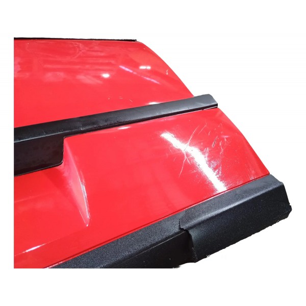 Tampa Traseira Caçamba Saveiro G3 G4 2000 A 2010 Com Detalhe Preto