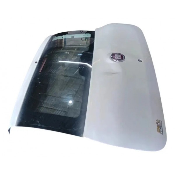 Tampa Capo Traseiro Fiat Uno Vivace 2010 Para Recuperar Branco