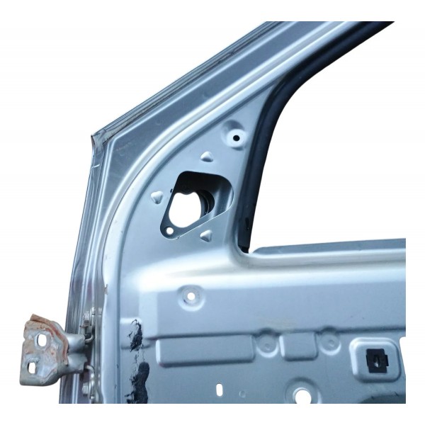 Porta Lado Direito Renault Logan 2009 Dianteira Direito Prateado