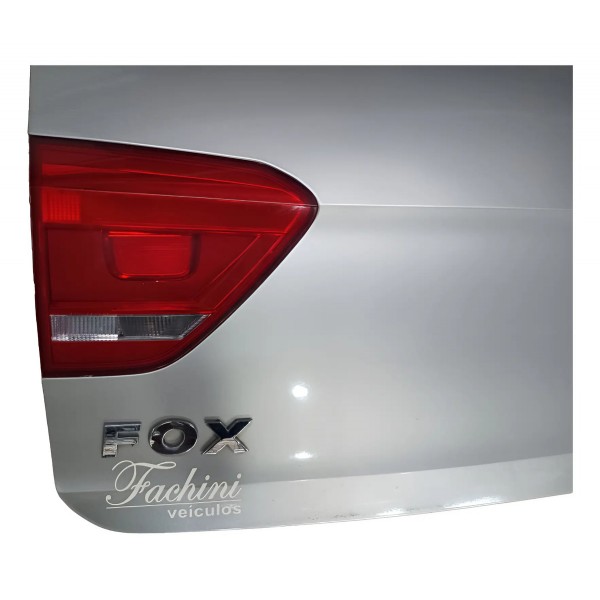 Tampa Traseira Porta Malas Vw Fox Msi 2015 Completo Cinza