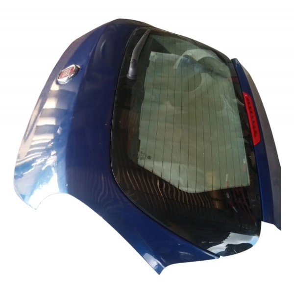 Tampa Traseira Capo Com Vidro Fiat Bravo 2012 Azul-turquesa