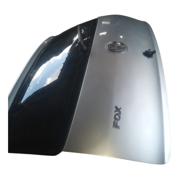 Tampa Capo Traseiro Vw Fox 2005 À 2009 Prateado