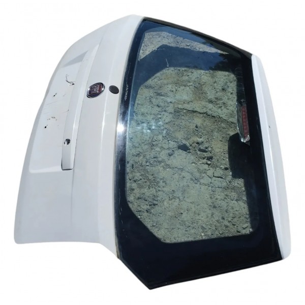 Tampa Porta Malas Fiat Palio 2008 A 2016 Com Detalhe Branco