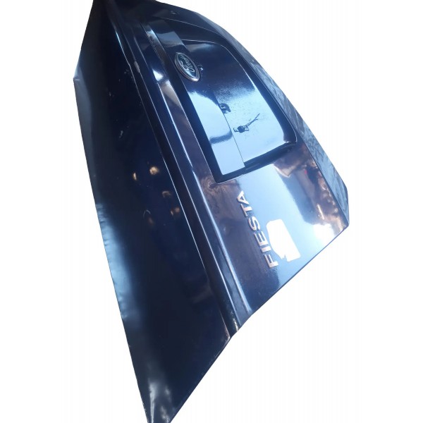 Tampa Porta Malas Capo Ford Fiesta Sedam 2006 Azul-marinho