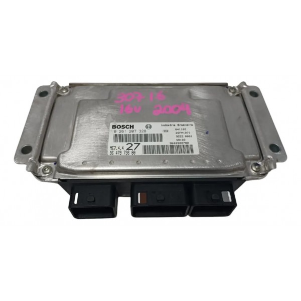 Módulo Injeção Peugeot 307 1.6 16v 2004 Gas. 0261207328 Kit