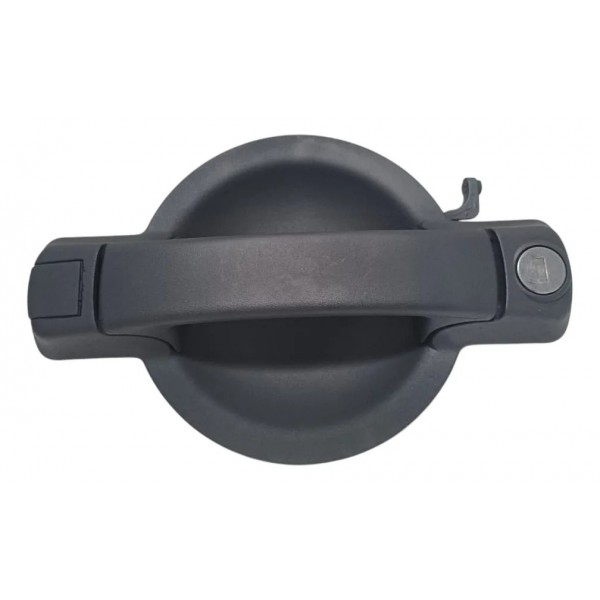 Maçaneta Externa Porta Dianteira Esquerda Fiat Doblo 2008 Preto Dianteira