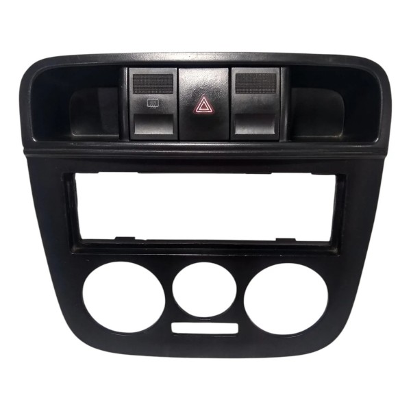 Moldura Painel Central Vw Gol G4 Preto