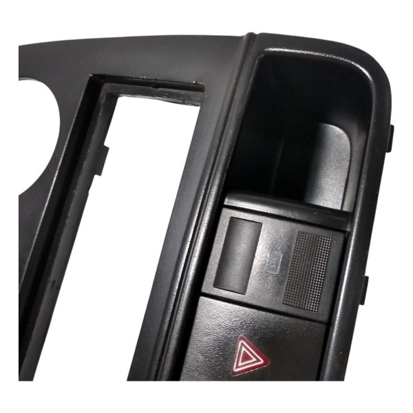 Moldura Painel Central Vw Gol G4 Preto