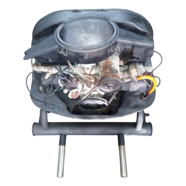 Motor Parcial Vw Fusca 1300 Cl 1974 Funcionando Com Nota