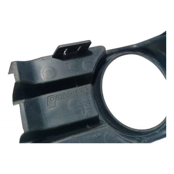 Moldura Farol Milha Direito Renault Megane 2008 Preto Direito