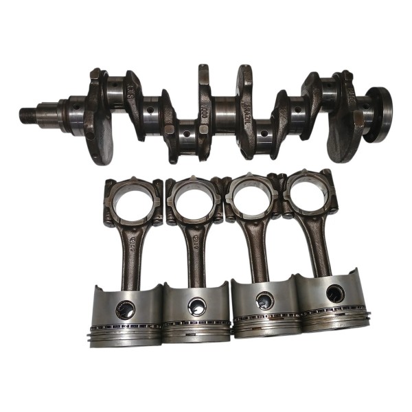 Kit Virabrequim Pistão Biela Fiat Fiasa 1.0 Std