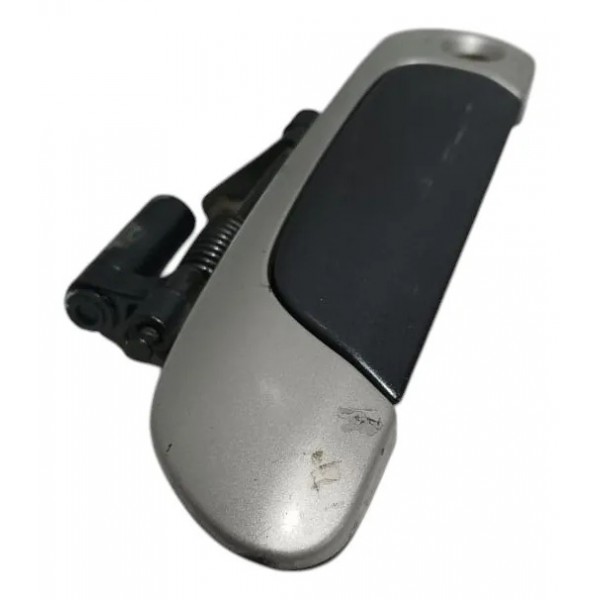 Maçaneta Externa Dianteira Esquerda Honda Fit 2006 Cinza Claro E Escuro Dianteira