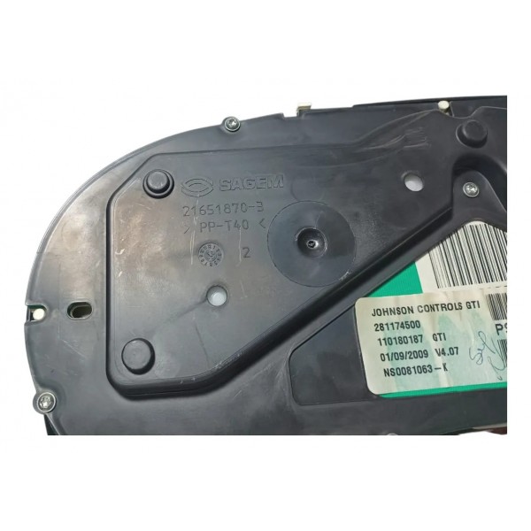 Painel Instrumento Velocímetro Peugeot 307 2010 Preto