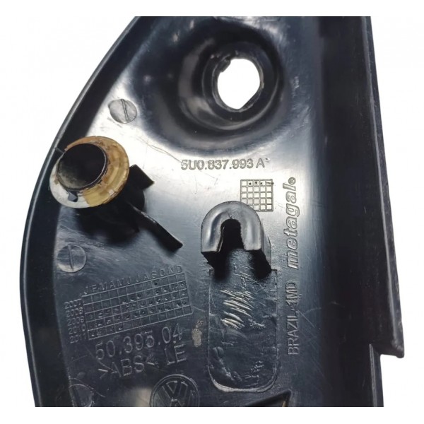 Acabamento Retrovisor Manual Esquerdo Vw Gol G5 Preto