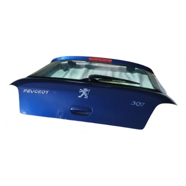Tampa Traseira Peugeot 307 Hatch 2002  2012 Azul