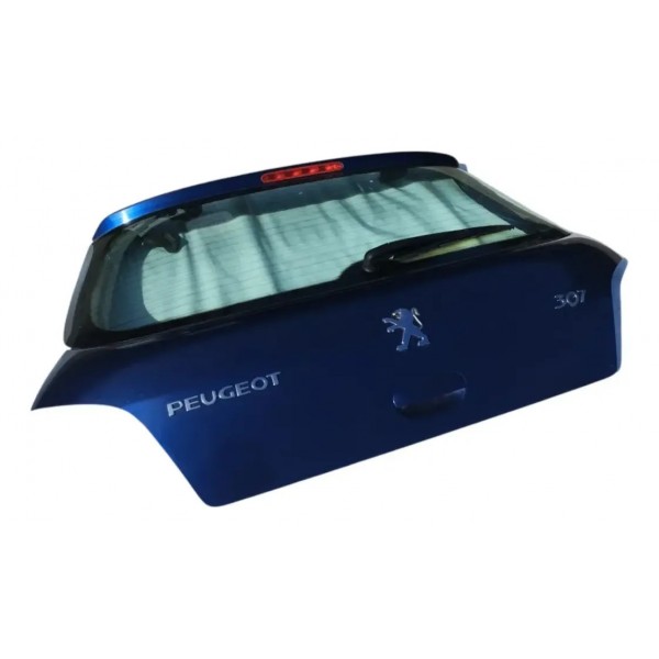 Tampa Traseira Peugeot 307 Hatch 2002  2012 Azul
