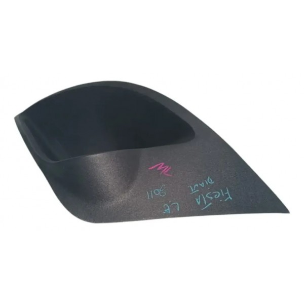 Moldura Farol Milha Esquerdo Ford Fiesta 2011 Preto Esquerdo