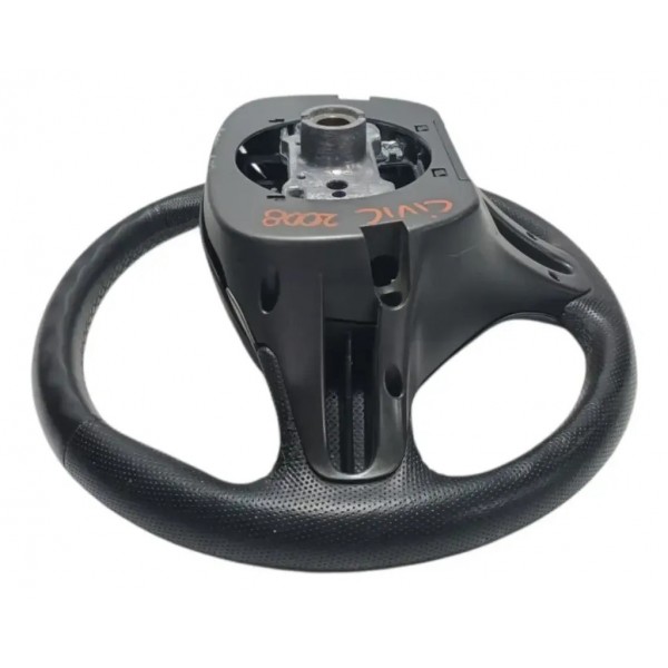 Volante Direção Honda Civic 2008 Preto
