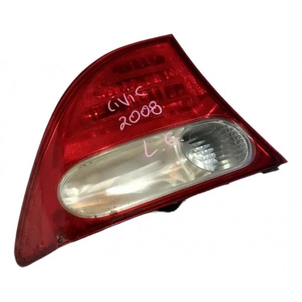 Lanterna Traseira Esquerda Civic 2007 2011 Para Recuperar Esquerdo/motorista Vermelho