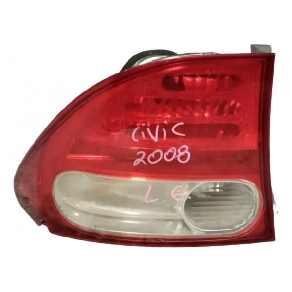 Lanterna Traseira Esquerda Civic 2007 2011 Para Recuperar Esquerdo/motorista Vermelho